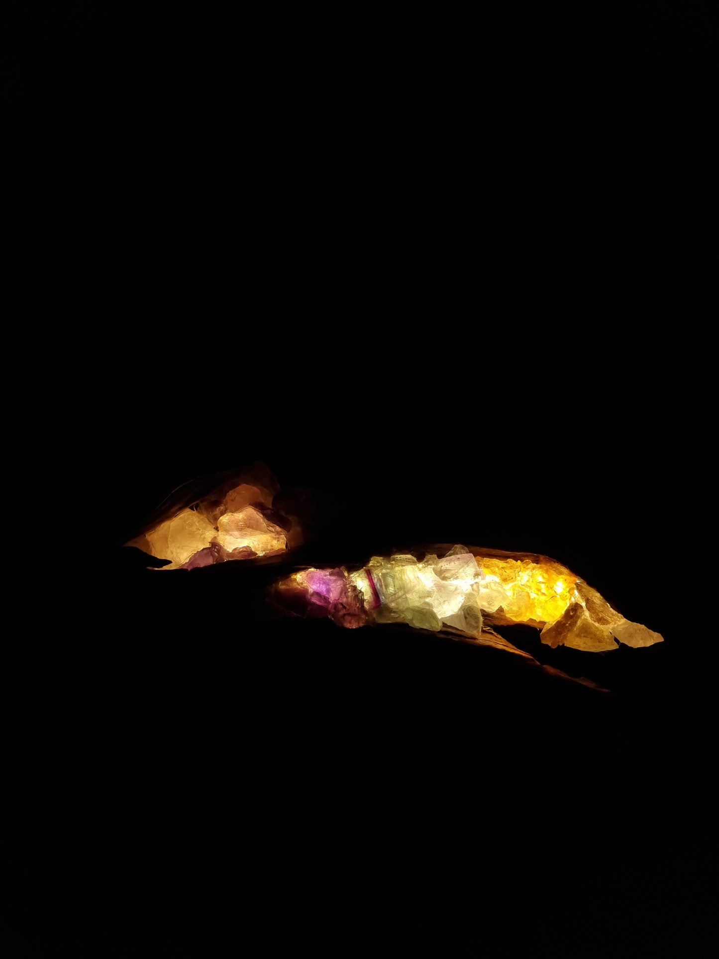 Rainbow crystal lamp